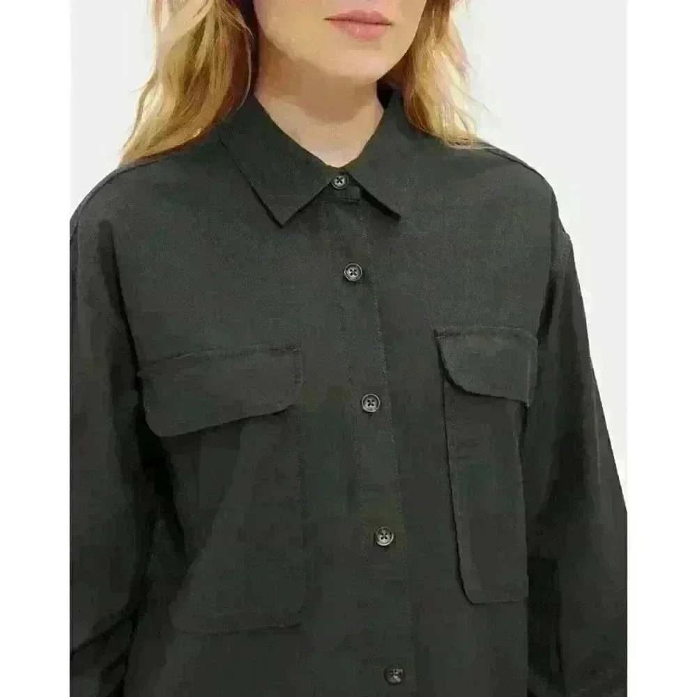 NEW UGG Women's S Addley Oversized Shirt Dress NWT $128 - Picture 3 of 4
